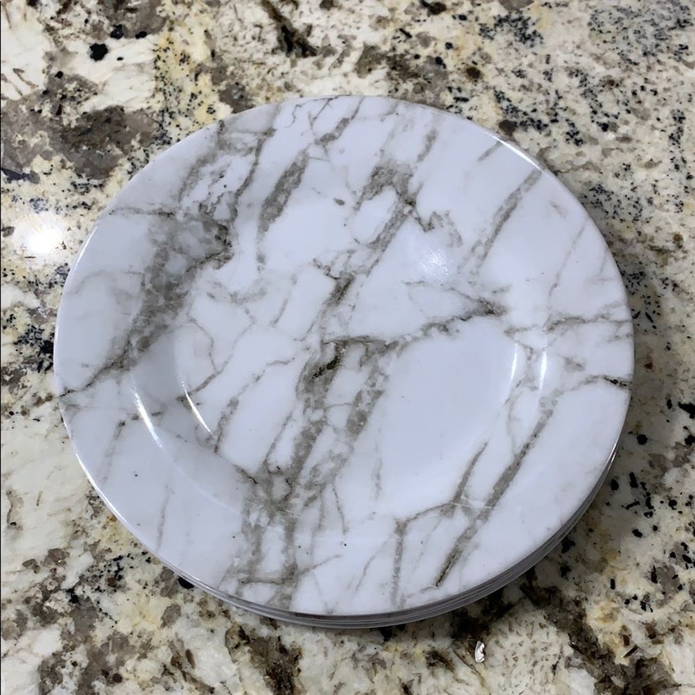 Grey Marble Plate Set🌸